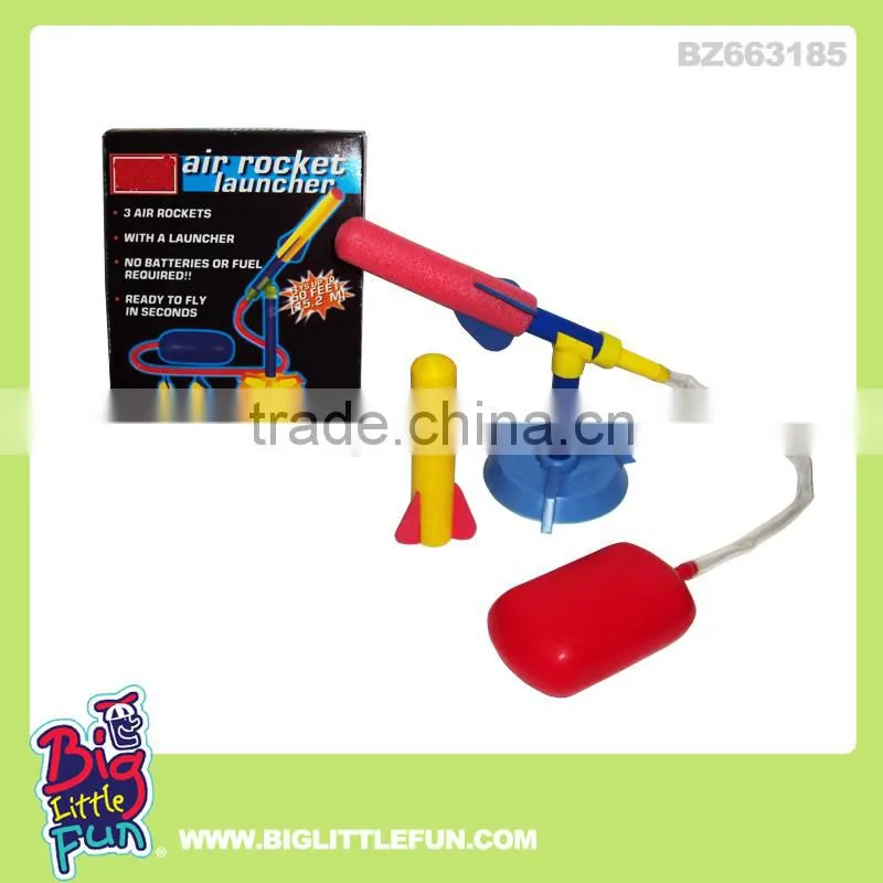Foam rocket toy rocket launcher