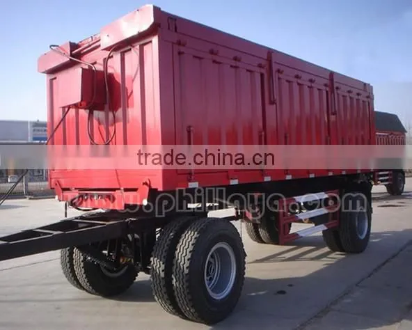 15ton 20ton side tipping full trailer side dump full trailer