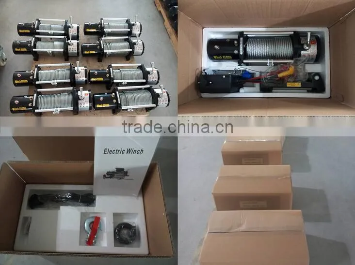 Automatic brake truck 20000lbs large capacity electric winch