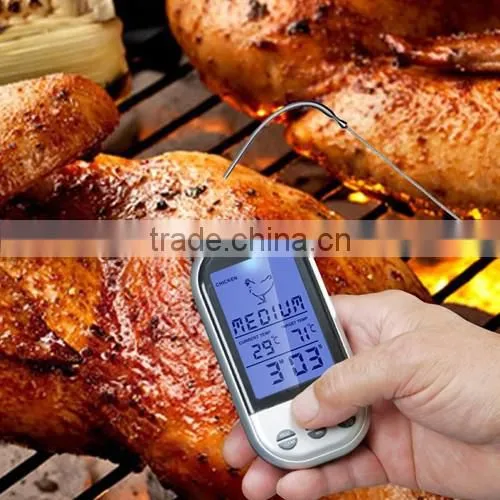Remote Wireless Digital Beef Meat Temperature Thermometer