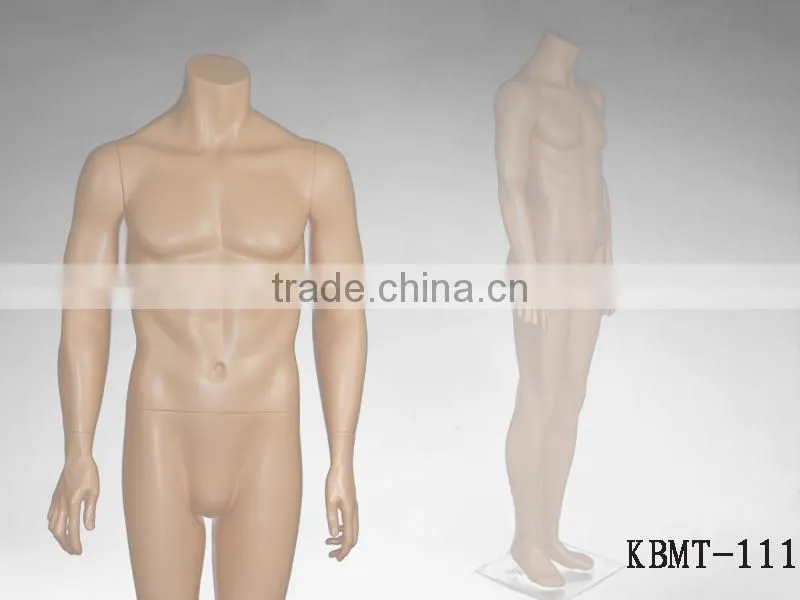 Male Headless Mannequin Legs Apart Straight Pose Suitable For Retail Window Display