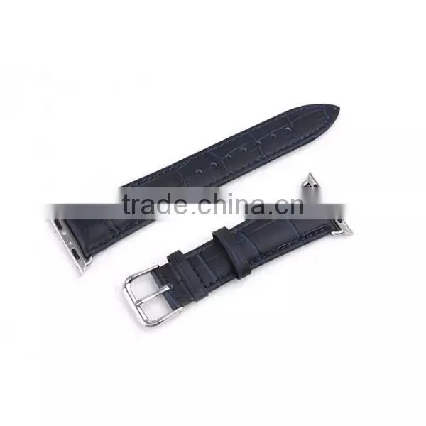 high quality crocodile strap for apple watch, for mens watch new watchband