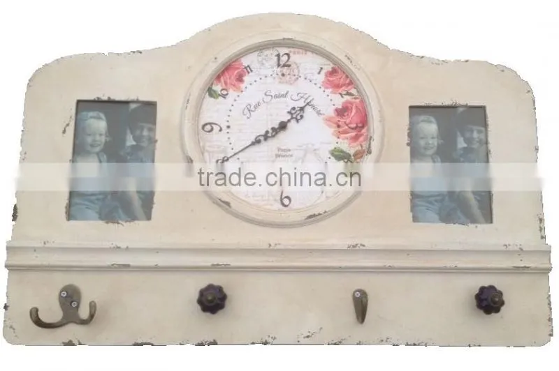 2014 New MDF Photo Frame Wall Clock