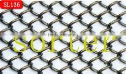 Silver Aluminum Wire Mesh for Room Divider