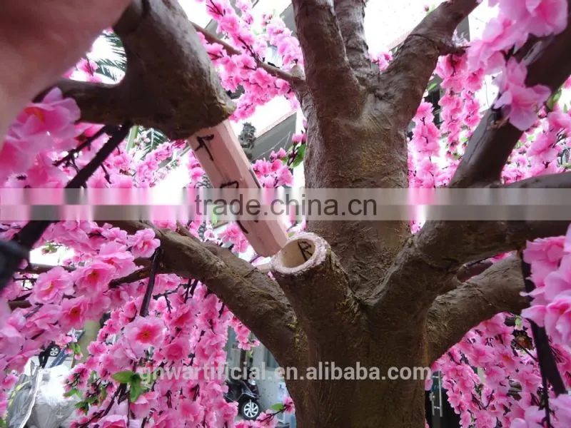 Artificial Wedding Decoration Flowers Tree/Silk Cherry Blossom Flowers/Fibergalss Trunk in High Quality