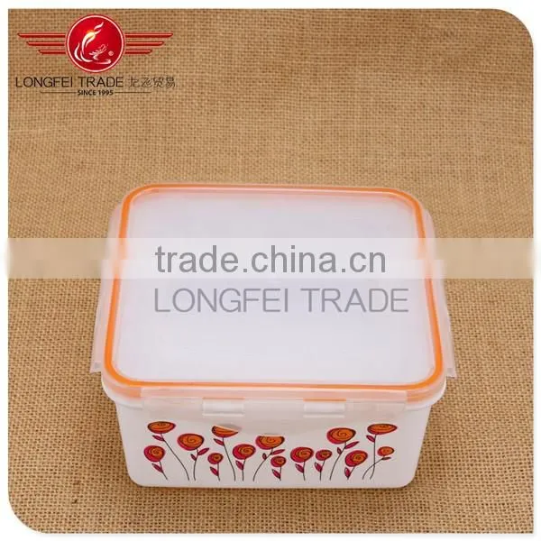 High quality rectangle plastic storage box /Stackable Preserving Box /Crisper