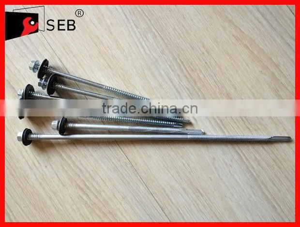 DIN7504 K self drilling screw with EPDM bonded washer