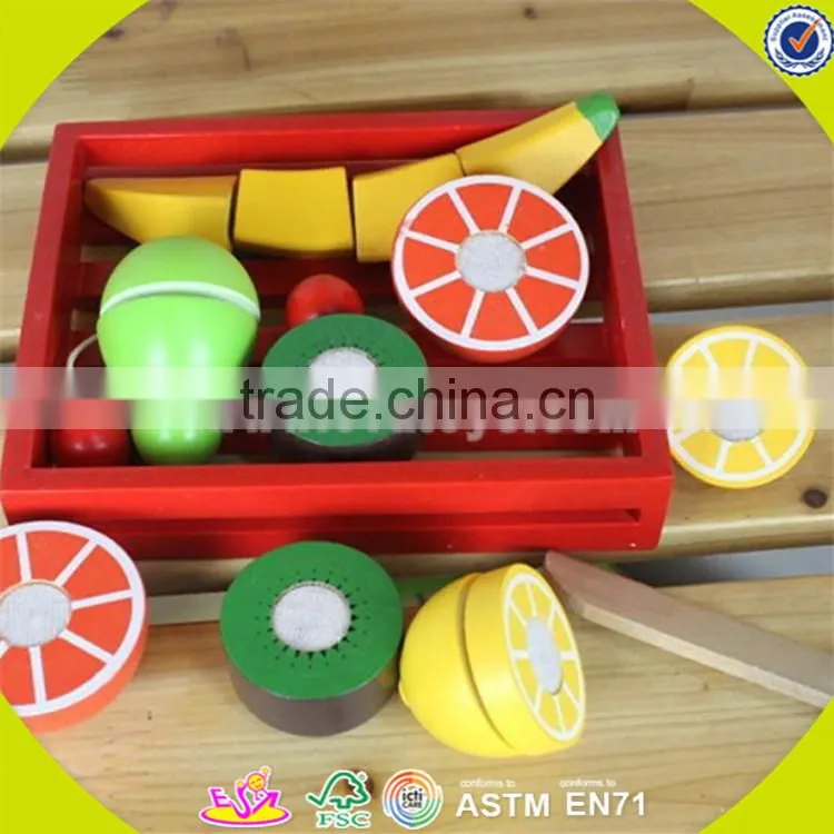 wholesale wooden toddler cutting toy creative wooden toddler cutting vegetables and breads toy hot toddler cutting toy W10B038