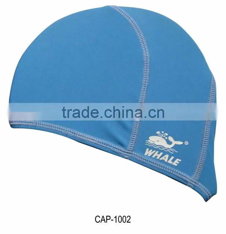 Lycra swim cap with customized logo,fabric swimming cap(CAP-1000)