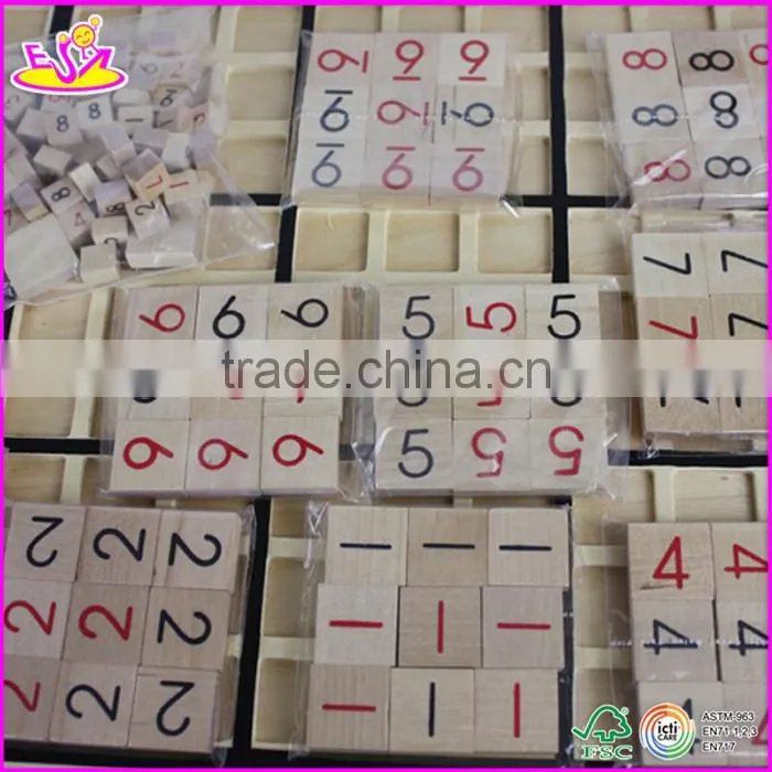 Hot new product for 2015 wooden sudoku toy for kids,Educational toy wooden toy sudoku,Wooden Deluxe Sudoku Board Game W11A014