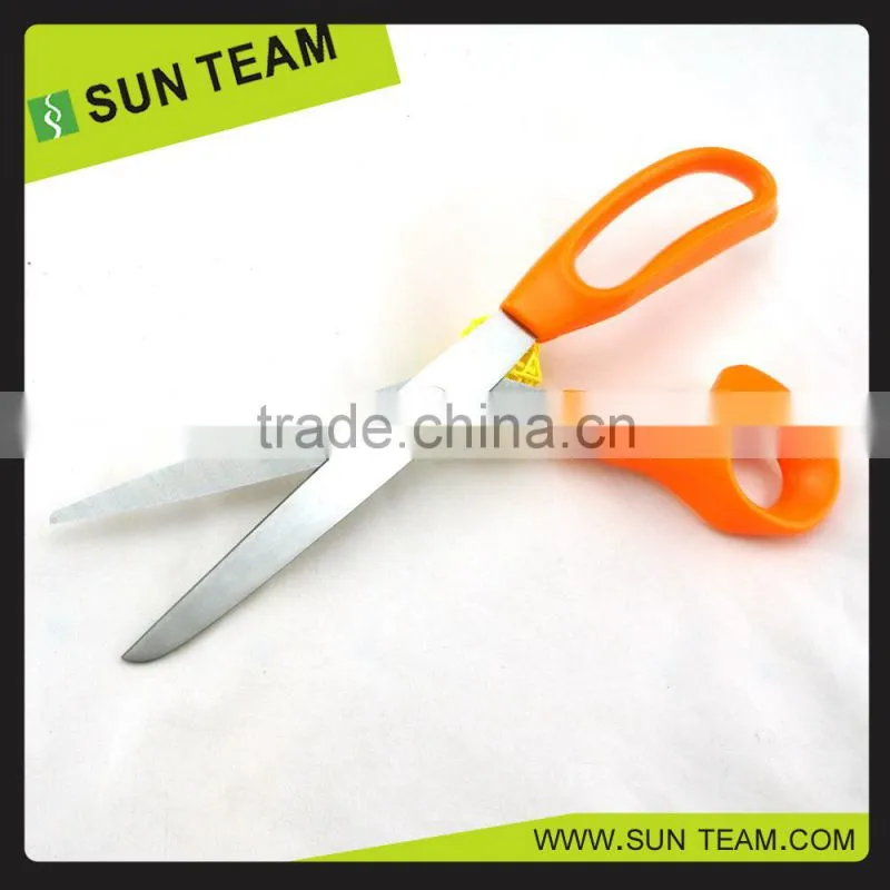 SC176 10" stainless steel plastic handle tailor heated scissors for fabric