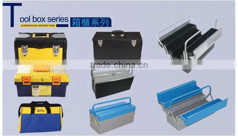 Industry Portable Large Iron 2Layers Tool Box
