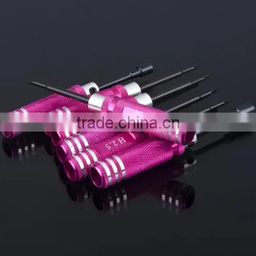 Screw Driver Set 7PCS Hex Key Set RC Helicopter Plane Car Screw Driver Tool Kit