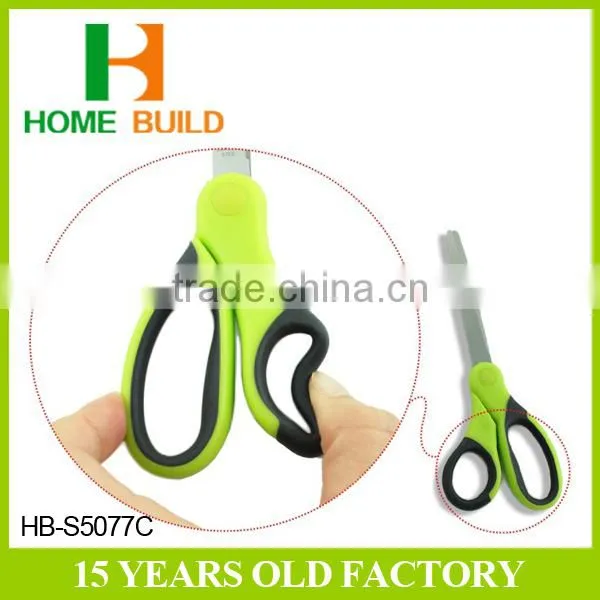 Factory price HB-S5077C High Quality Soft Grip High End Scissors