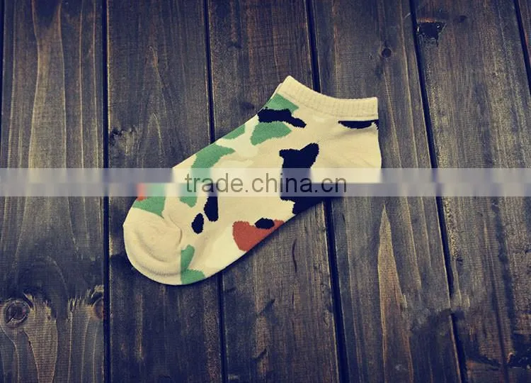Top Sale Men's Boat Socks Camouflage Socks Customized Fashion Socks