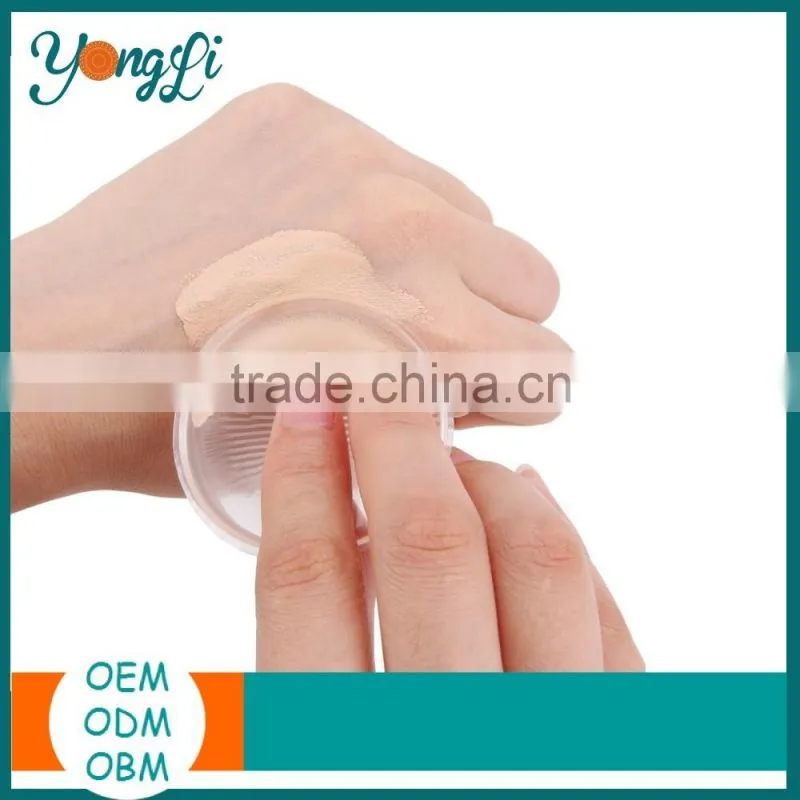 Makeup Applicator Gel Puff for Refined Cream Clear Silicone Beauty Sponge