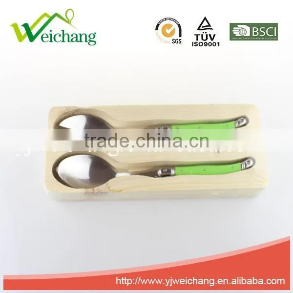 WCJ840 High Quality 2 Pcs Stainless Steel Cutlery Set Wholesale Spoon and Fork Set