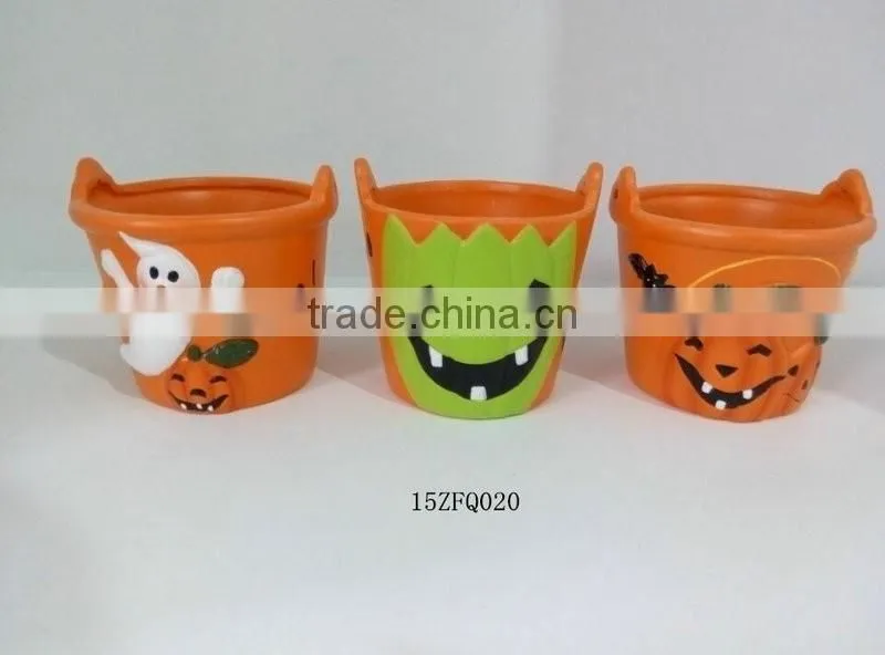 Halloween decorations ceramic flower pots