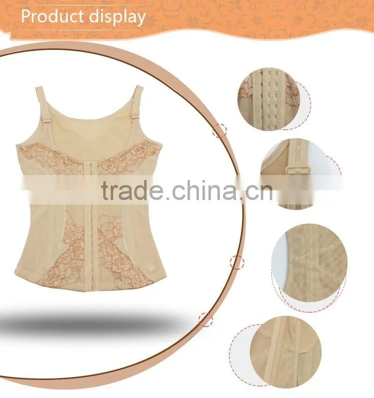 Front closure boday shaper slimming vest shapewear for women
