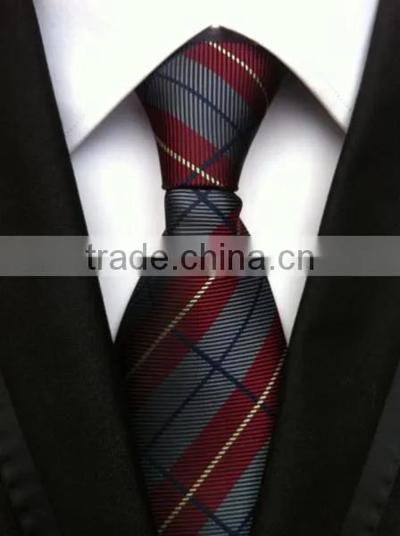 HDYF-1 2014 Style for man wholesale 100% polyester jacquard woven tie/stock available
