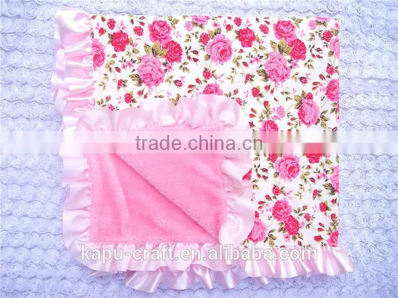 2015 wholesale handmade children flower blanket ,kids blanket,blanket