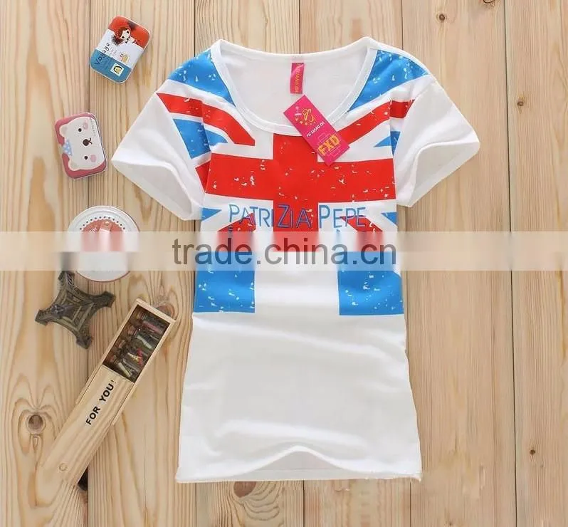 printing slim lady's t-shirt differden style for different people enjoy yourself