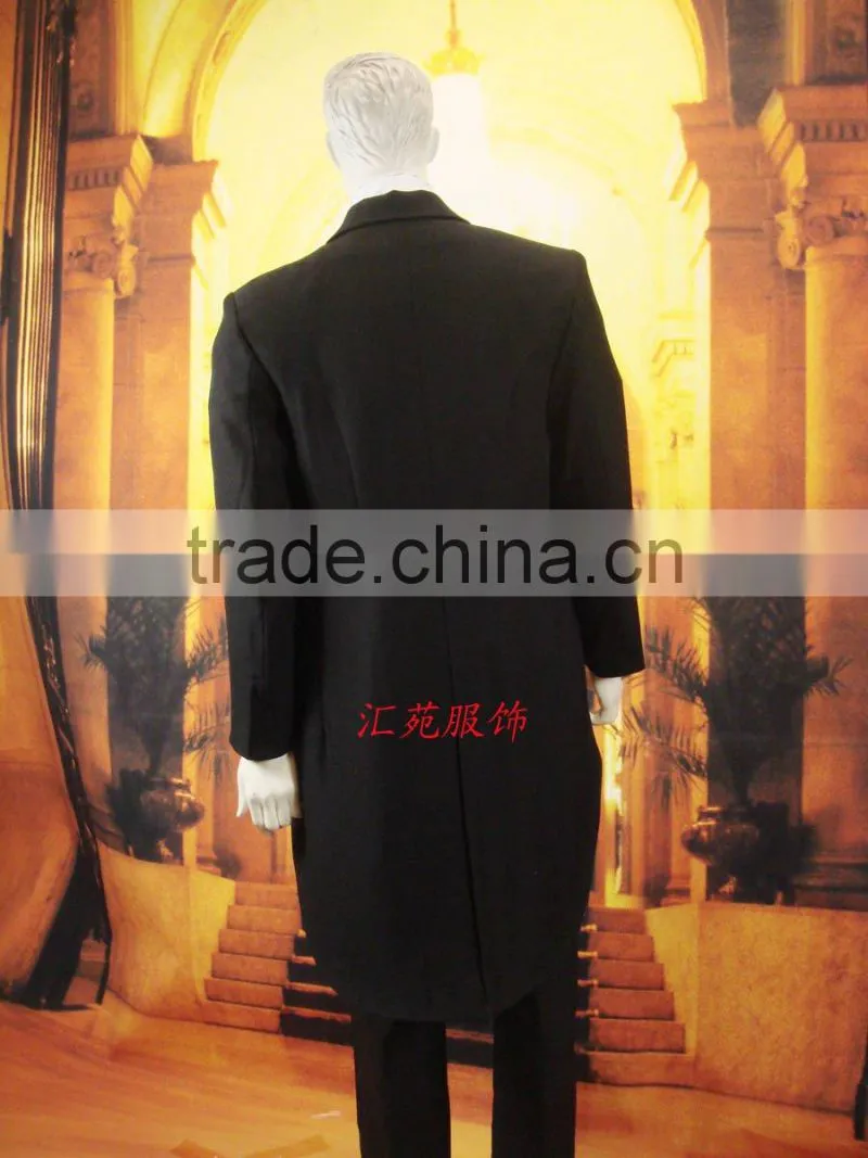 black men's wedding suit