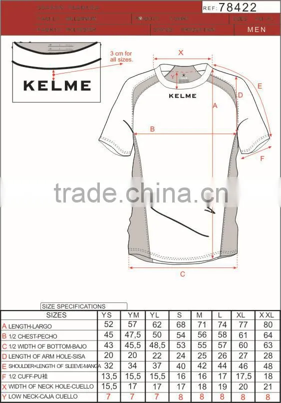 man gender cheap polyester soccer t-shirts