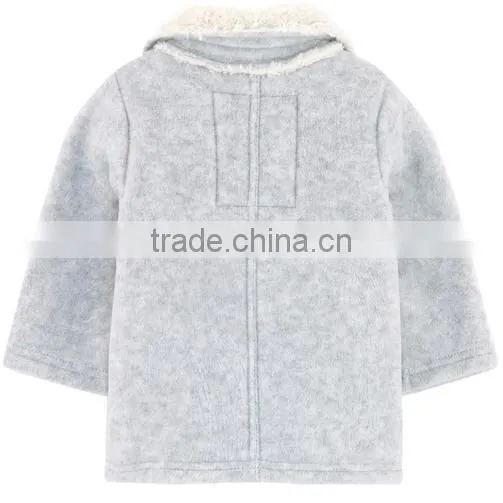 Kids,Children quilted jacket,Winter,100%Cotton fabric gray Children's coat