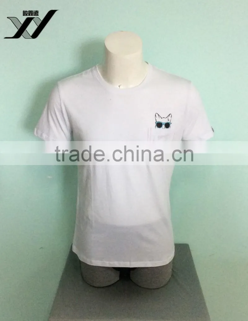 2016 hot sale short sleeve T-shirt with cartoon pattern
