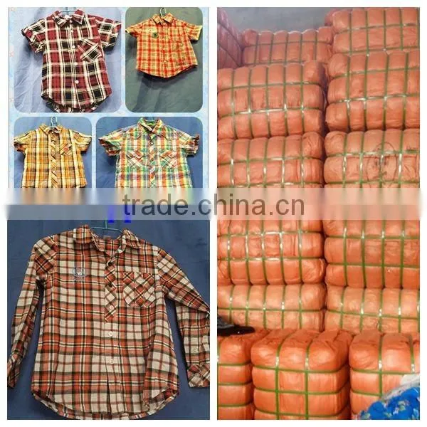 Best sell used children shirts for summer