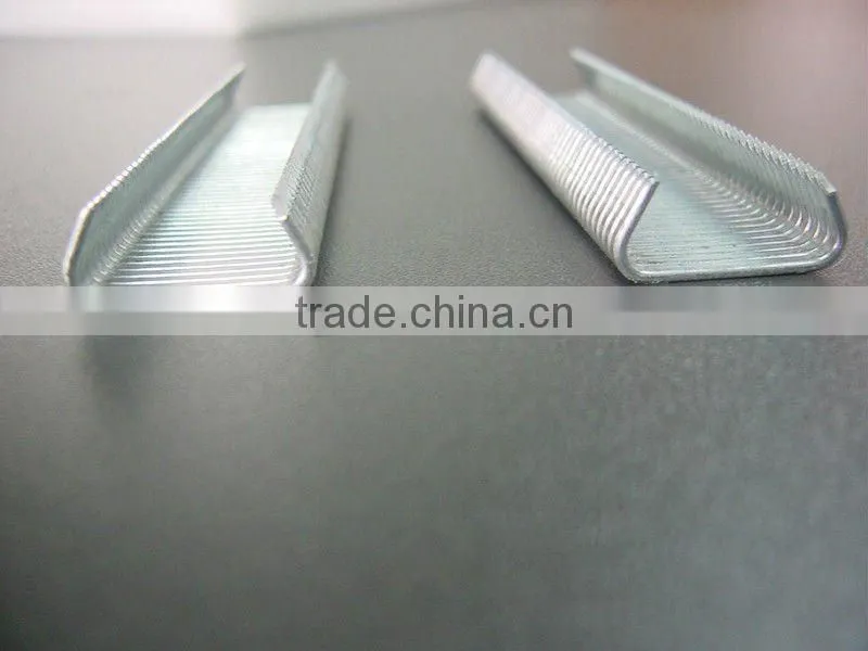 Low cost Strips Shape M66 Mattress Clips/ staples for bonnell spring