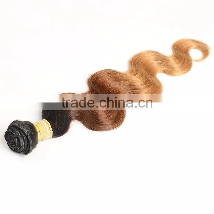 Body Wave 3 Tone Color Ombre Hair, 100% Natural Indian Human Hair Price List