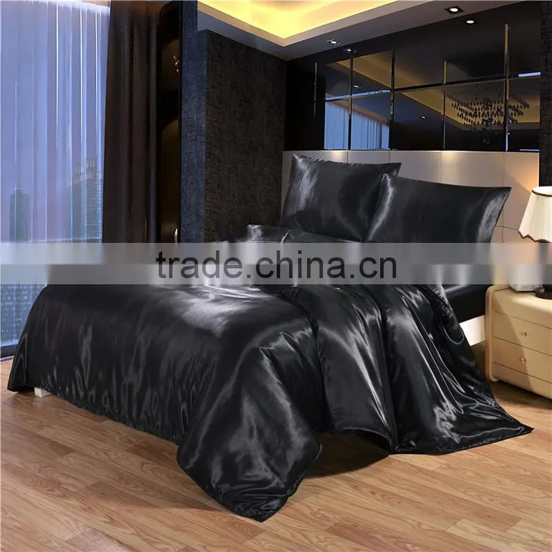 Black silk bed sheets