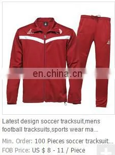 sportswear manufacturer 100% cotton red sports suit cover