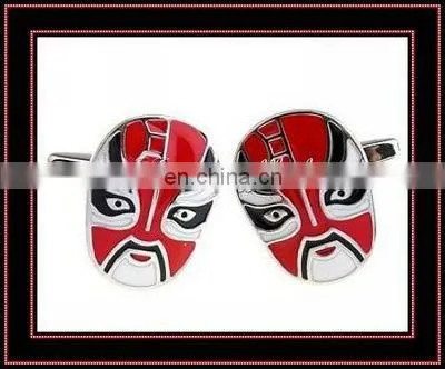 Traditional China Opera facial cufflinks
