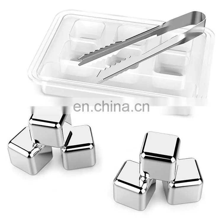 304 Stainless steel whisky stones/ whiskey ice cubes/ whisky ice rocks