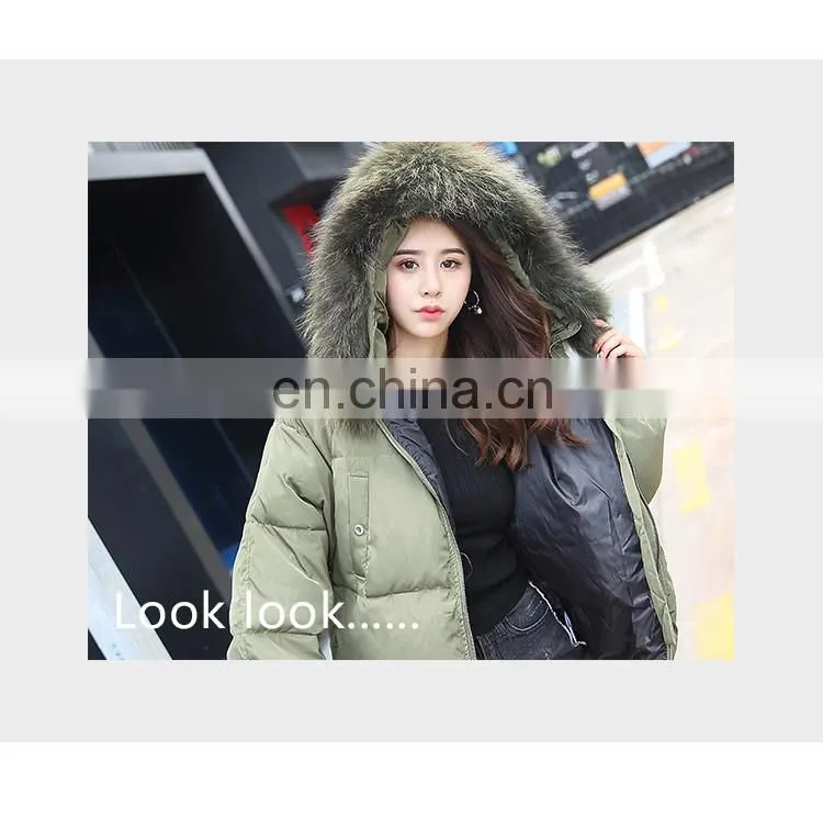2016 Hot Style Made in China Women Short Down Parka Winter Wear Women Down Coat