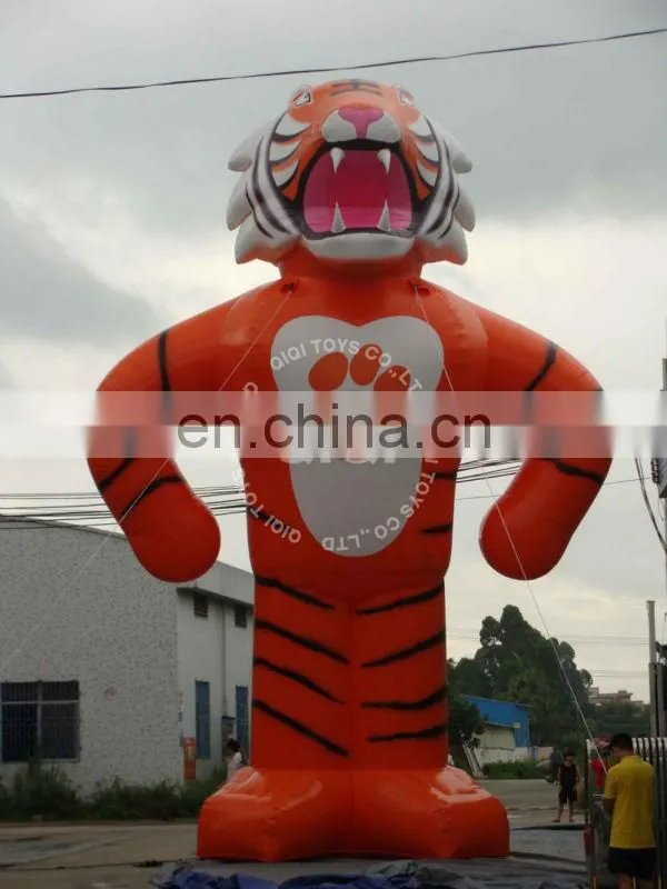 HD Printing Inflatable Tiger Advertising Giant Inflatable Cartoon