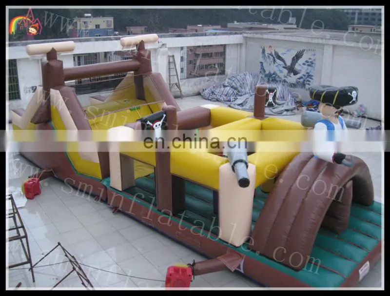 Boot Camp Inflatable Obstacle course mega Challenge obstacle kids obstacle course