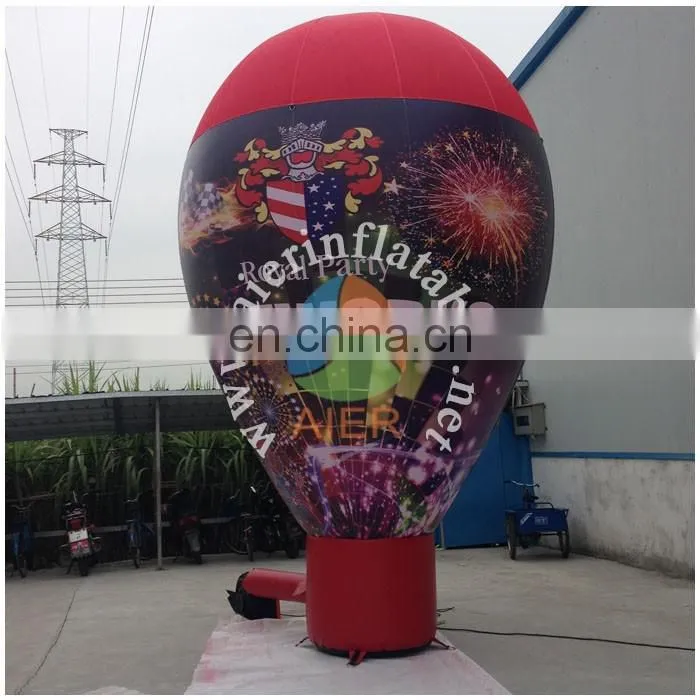 Beautiful advertising inflatable helium hot firework air balloon for sale
