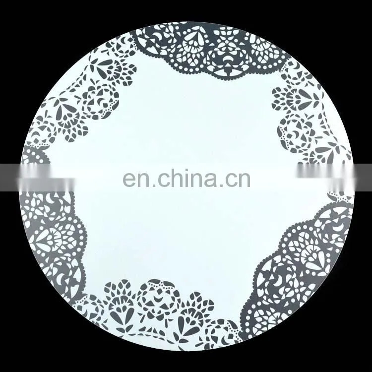 wholesale round purple christmas pp placemat