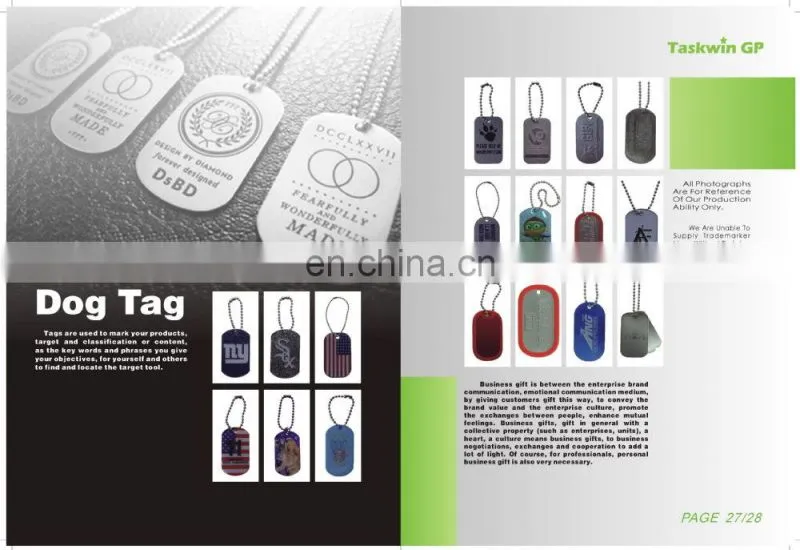 Custom football dog tag with epoxy from China manufacturer