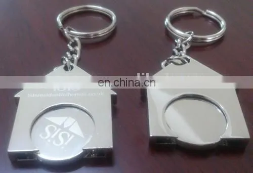 House Shaped Trolley Coin Keyrings