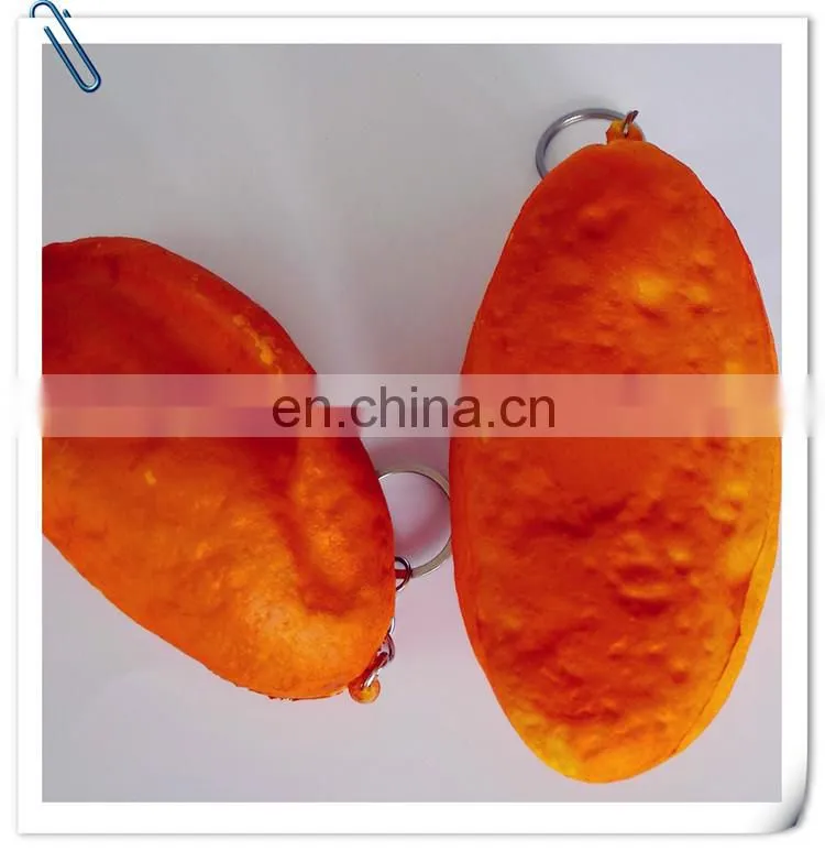 customized PU stress ball toy of promotion gift fake PU bread looks real
