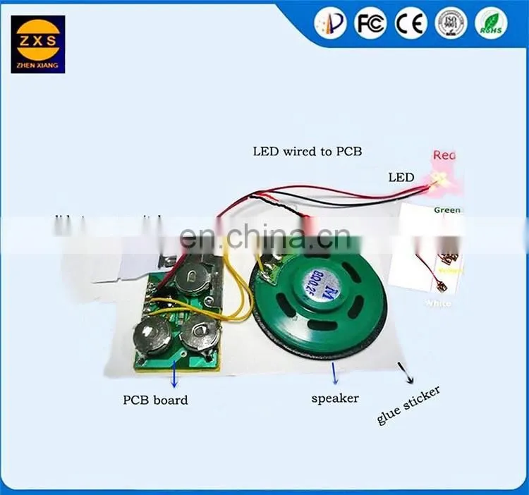 Audio Recordable Chip And Playback Chip Circuits For Cards And Toys