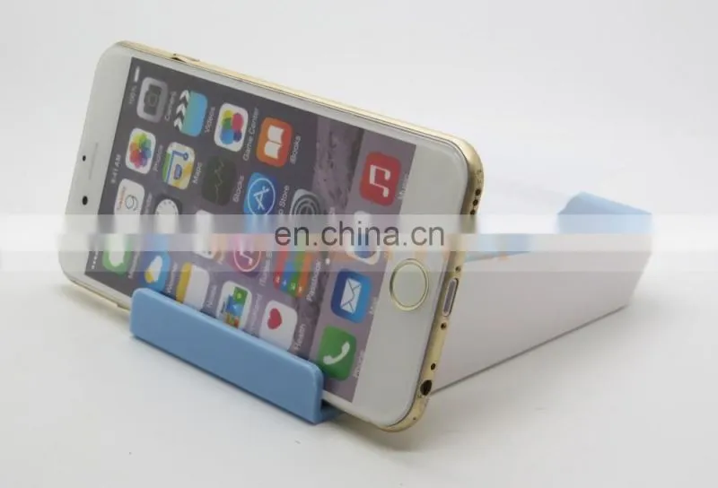 Colorful Mobile Phone Stents Sticky Note Box Removable Sticky Notes Box With Phone Stand