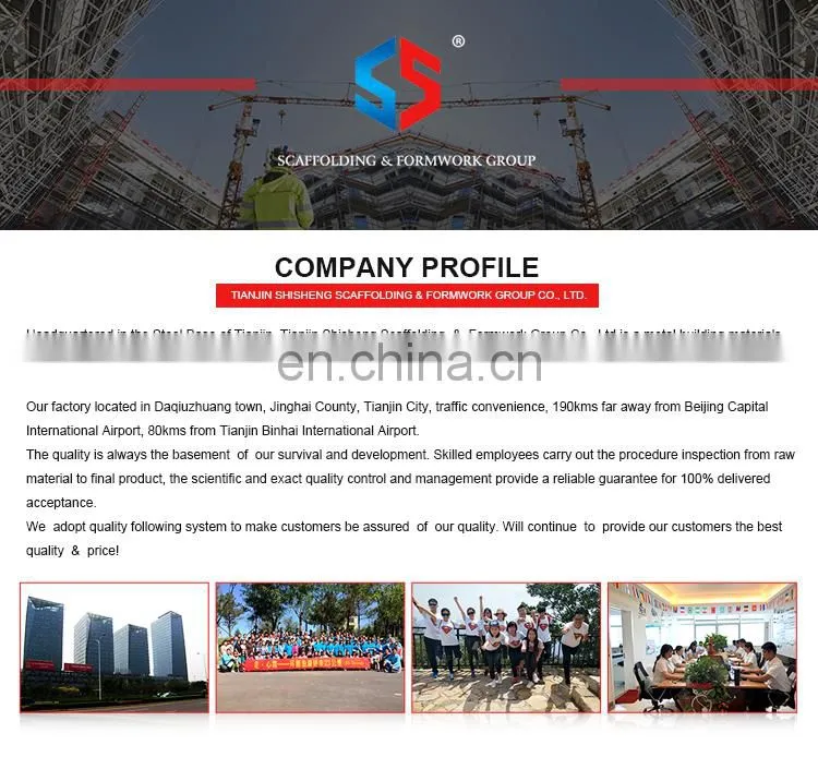 ASP-127 Adjustable Scaffolding Formwork Steel Shoring Prop Jack For Buildings