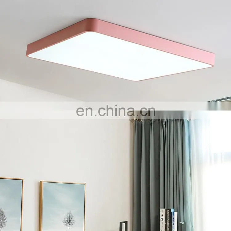 New design LED ceiling light fixture rectangular for bedroom lighting