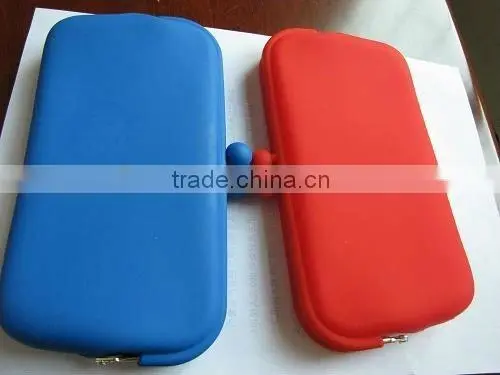 Fashionable silicone coin bag or korean fashion bags for cosmetic